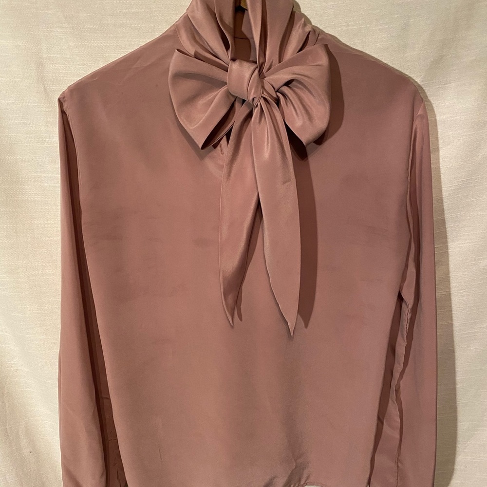 Vintage Dusty Rose Blouse